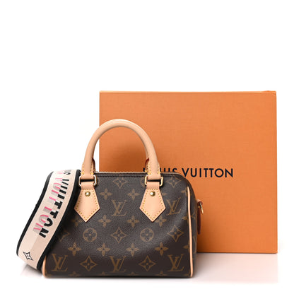 Louis Vuitton Monogram Speedy Bandouliere 20 Black 9 of 9