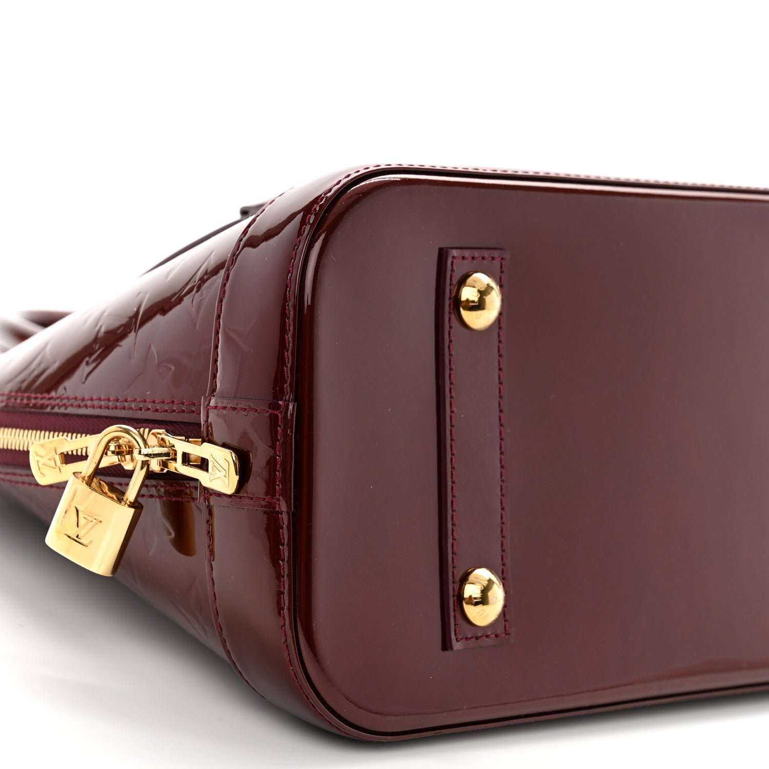 Louis Vuitton Vernis Alma PM Rouge Fauviste 8 of 9