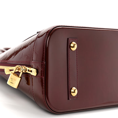 Louis Vuitton Vernis Alma PM Rouge Fauviste 8 of 9