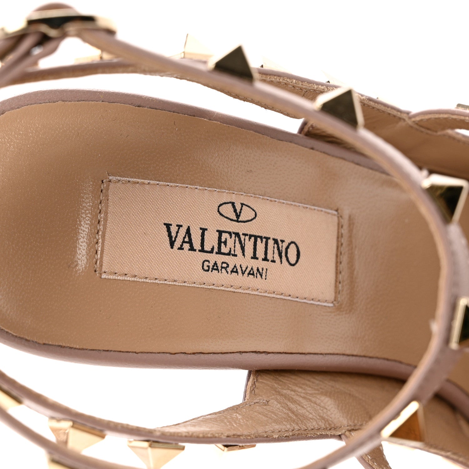 Valentino Garavani Patent Nappa Rockstud Ankle Strap 100mm Pumps 37 Dark Mauve Poudre 7 of 9