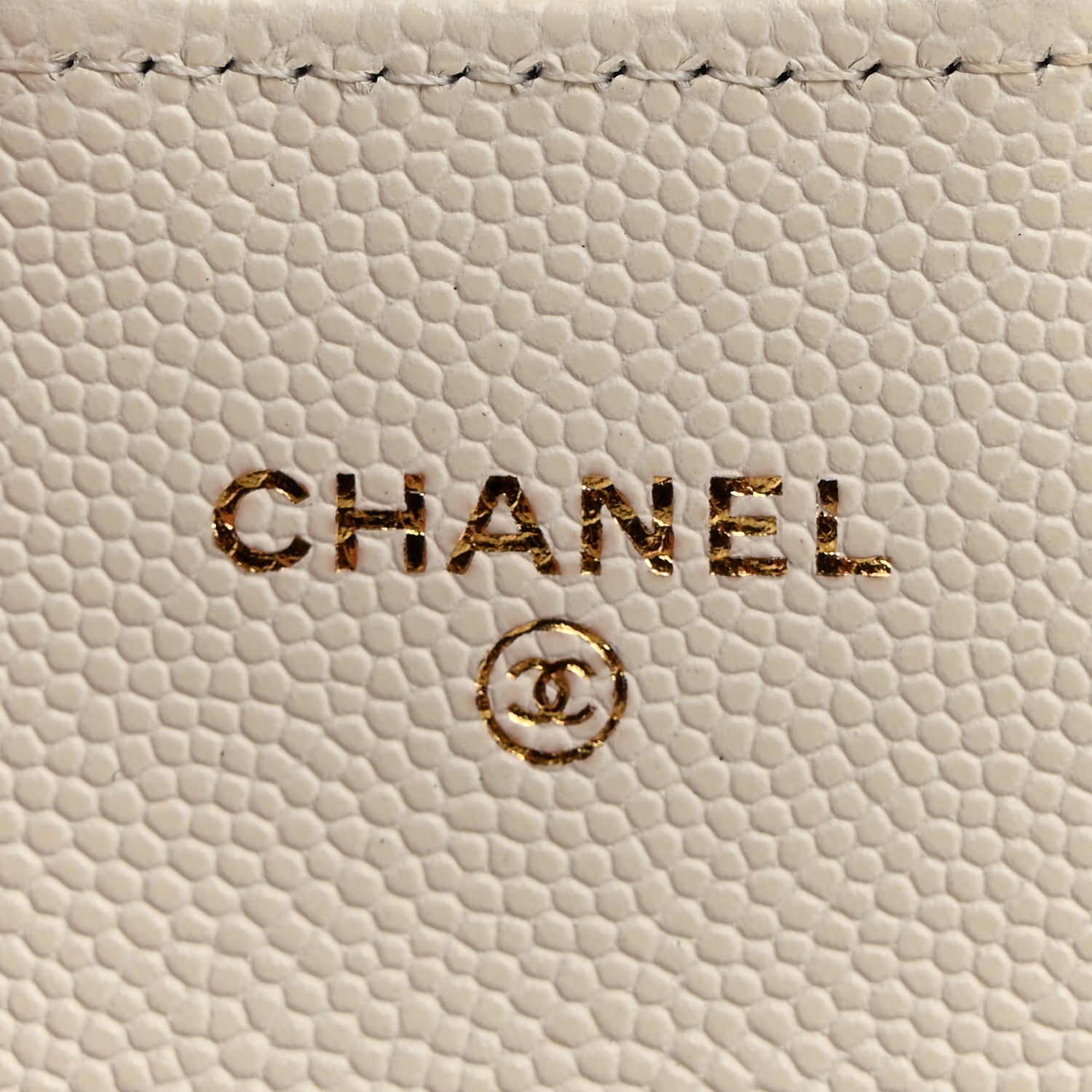 Chanel Caviar Quilted Flap Card Holder Wallet White 6 of 12