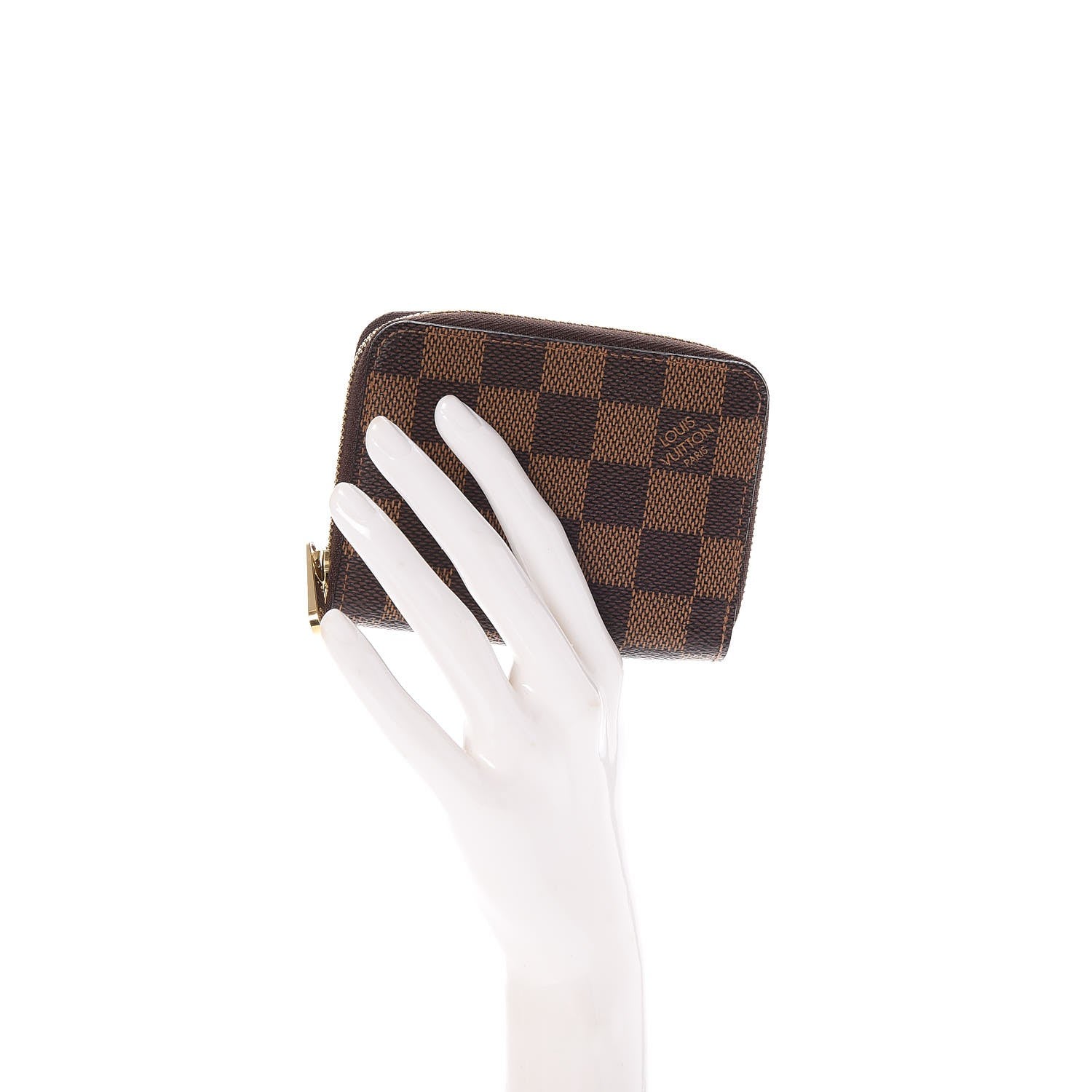 Louis Vuitton Damier Ebene Zippy Coin Purse 2 of 7
