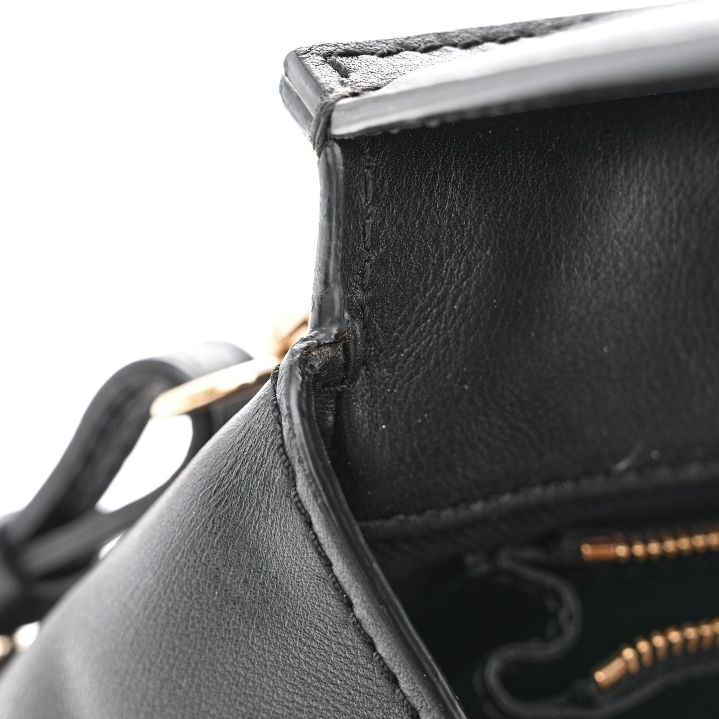 Calfskin Medium Palazzo Empire Bag Black