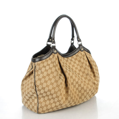 Gucci Monogram Large Sukey Tote Dark Brown 3 of 8