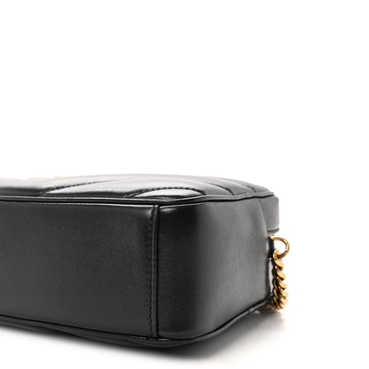 Saint Laurent Lambskin Chevron Quilted Medium Loulou Camera Bag  Rouge Cabernet 10 of 10
