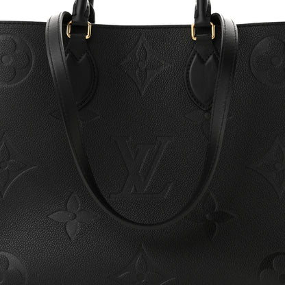 Louis Vuitton Empreinte Monogram Giant Wild At Heart Onthego MM Black 7 of 9