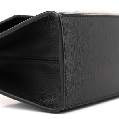 Jacquemus Grained Calfskin Le Capri Messenger Bag Black 8 of 9