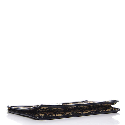 Christian Dior Monogram Clutch Navy Blue 4 of 7