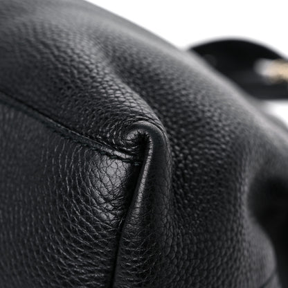 Gucci Pebbled Calfskin Medium Soho Chain Shoulder Bag Black 9 of 15