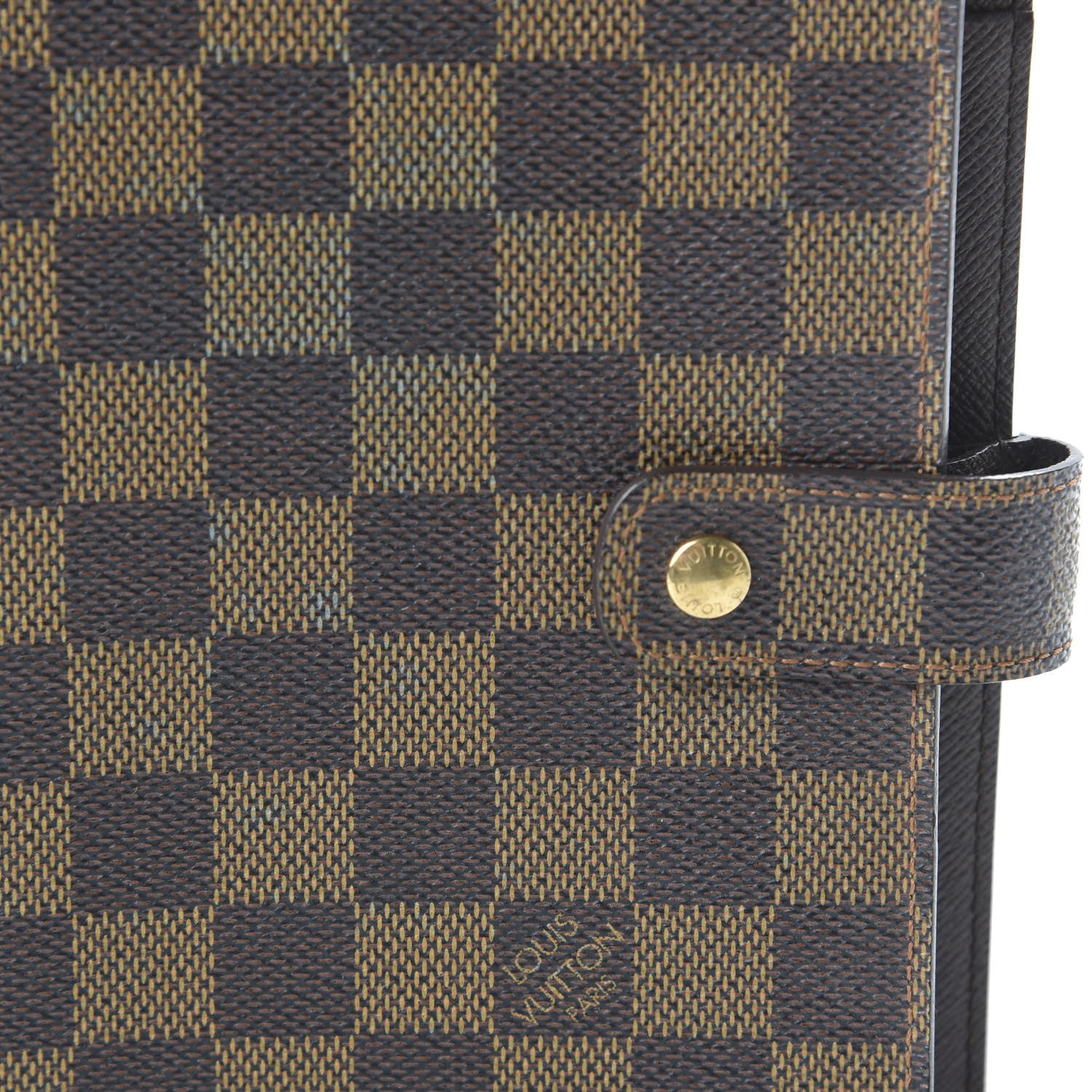 Louis Vuitton Damier Ebene Medium Ring Agenda Cover 9 of 9