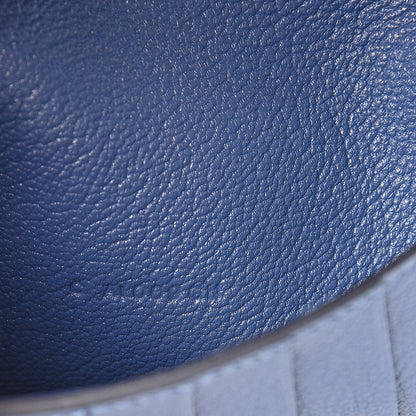 Hermes Chevre Mysore Medium Kelly Wallet Bleu Agate 7 of 8