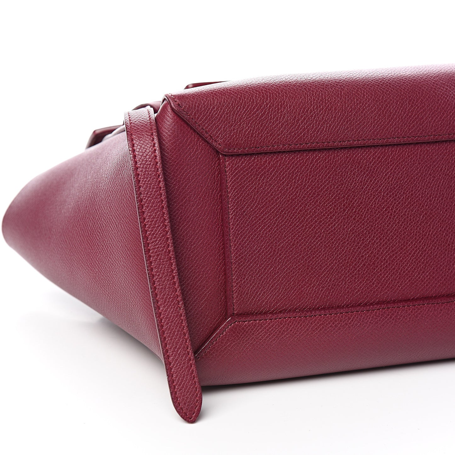 Grained Calfskin Micro Belt Bag Plum