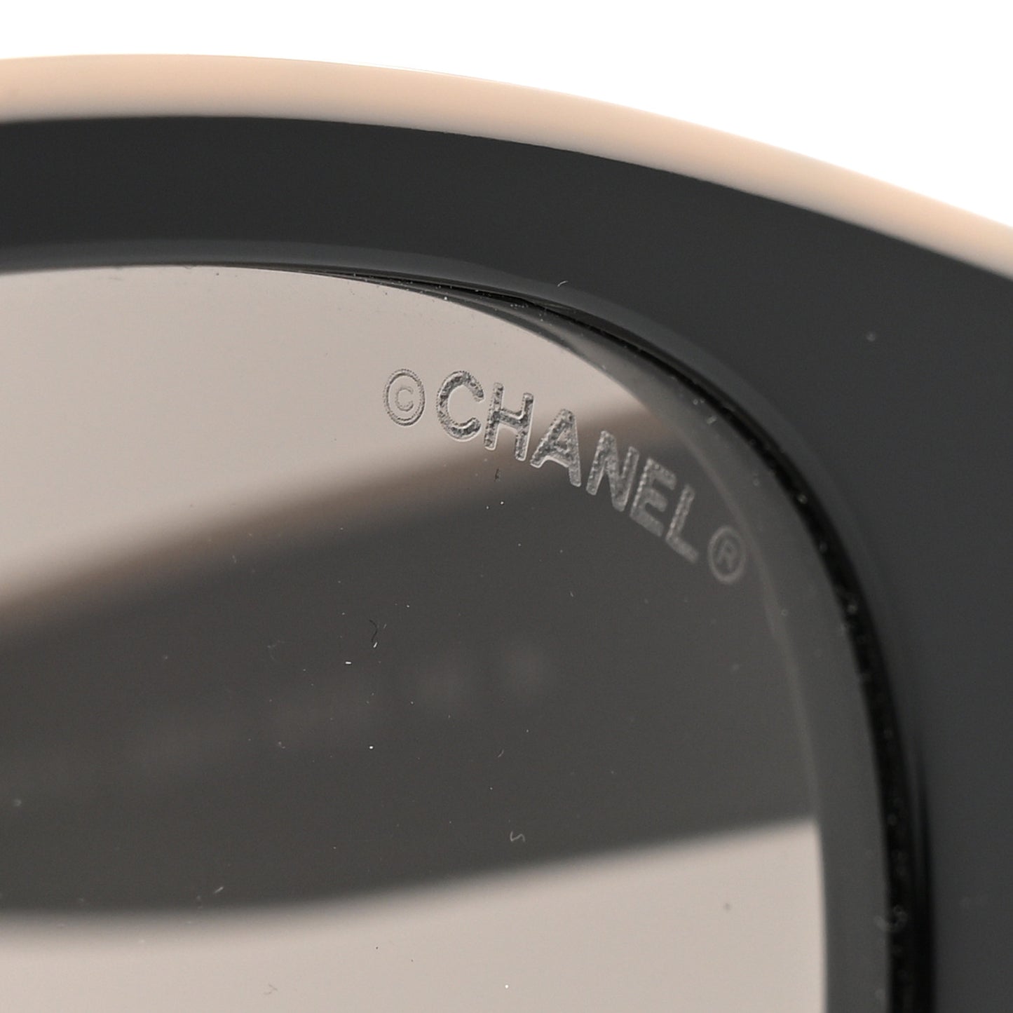 Acetate CC Butterfly Sunglasses 5414 Black Beige