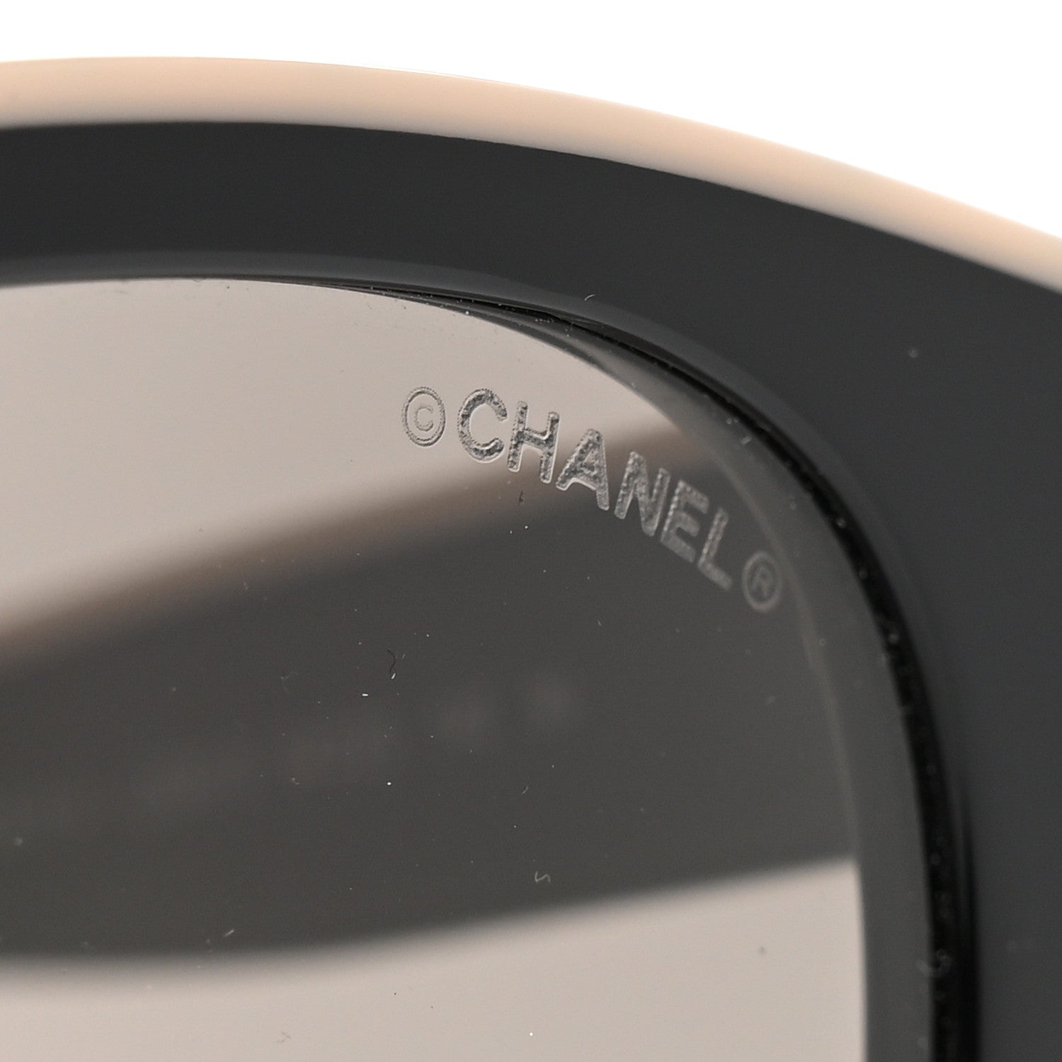 Chanel Acetate CC Butterfly Sunglasses 5414 Black Beige 7 of 8