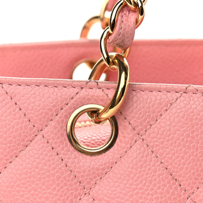 Chanel Caviar Quilted Petit Timeless Shopping Tote PTT Pink 12 of 18