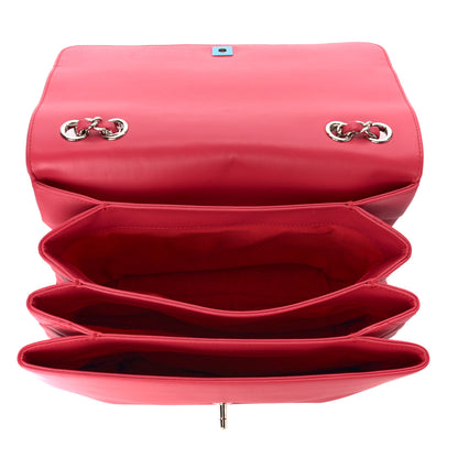 Chanel Calfskin Jumbo Tramezzo Flap Red 5 of 9