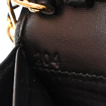 Prada Soft Calfskin Quilted Chain Wallet Black 8 of 12