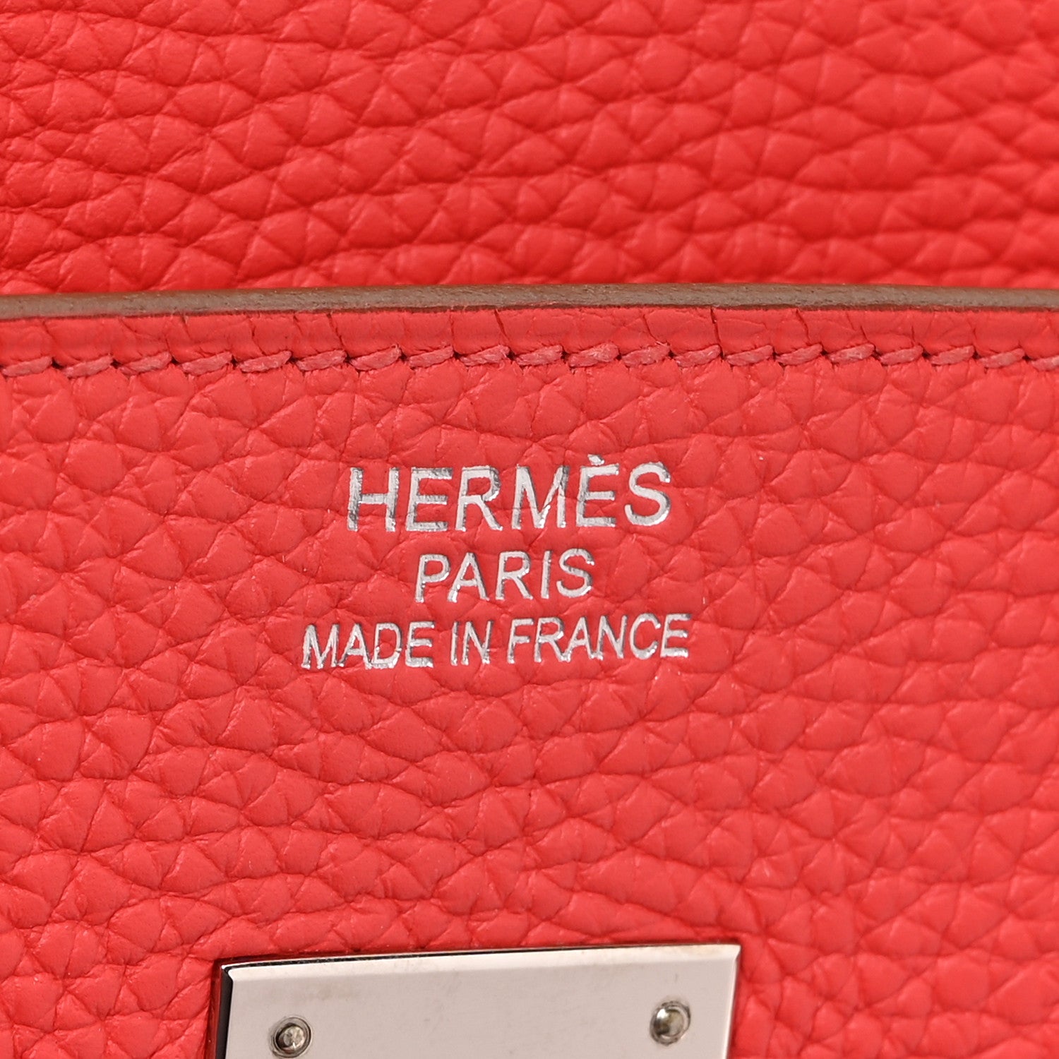 Hermes Togo BIRKIN 35 Rouge Pivoine 6 of 10