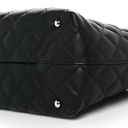Chanel Calfskin Quilted Large Easy Shopping Tote Black 8 of 8