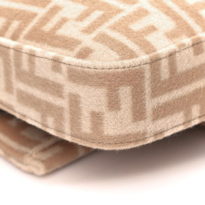 Fendi Wool Cuoio Romano Selleria FF 1974 Baguette 1997 Beige Cammello Camelia 12 of 12