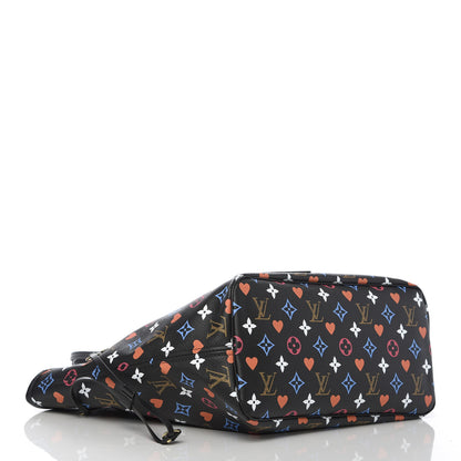 Louis Vuitton Game On Neverfull MM Black 4 of 10
