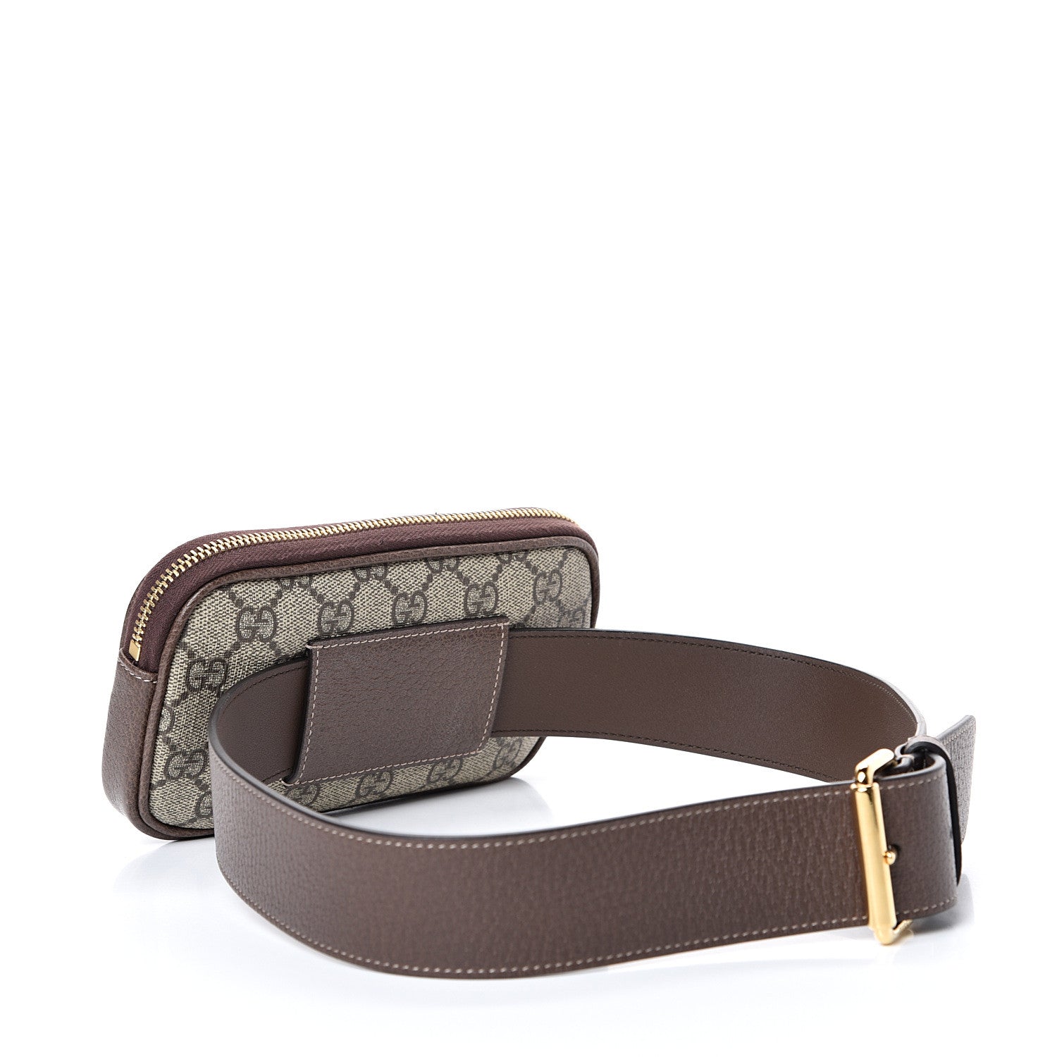 Gucci GG Supreme Monogram Web Small Ophidia Belt Bag 75 30 Dark Brown 2 of 11