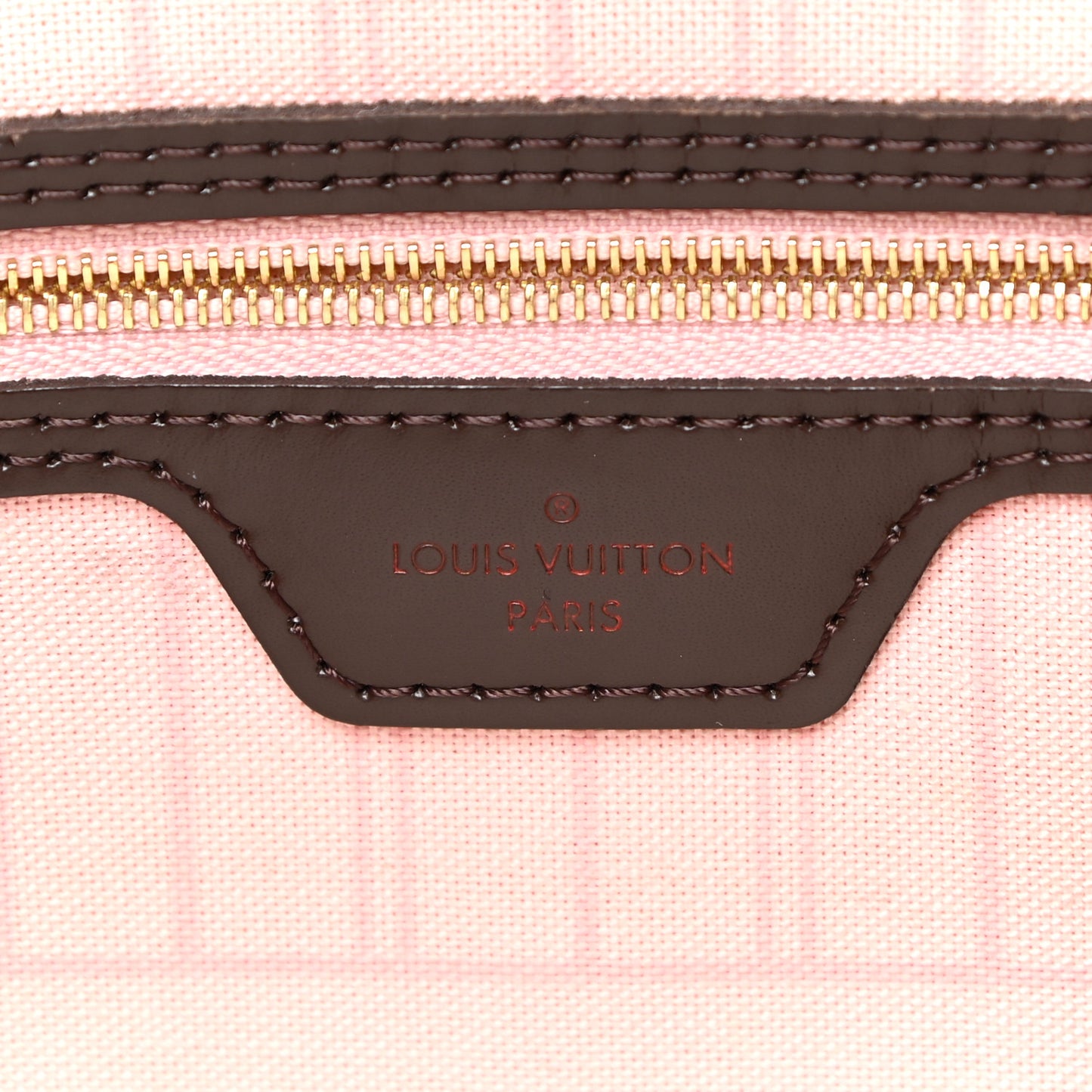 Damier Ebene Neo Neverfull MM Rose Ballerine