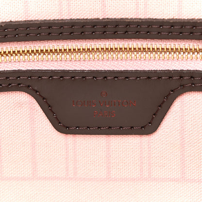 Louis Vuitton Damier Ebene Neo Neverfull MM Rose Ballerine 7 of 19