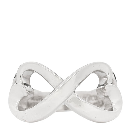 Tiffany Sterling Silver Paloma Picasso Double Loving Heart Ring 49 5 1 of 5