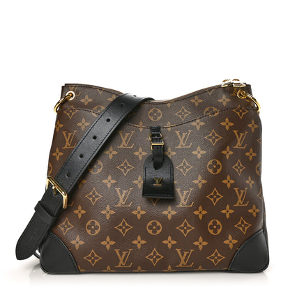 Louis Vuitton Monogram Odeon MM Black 1 of 6