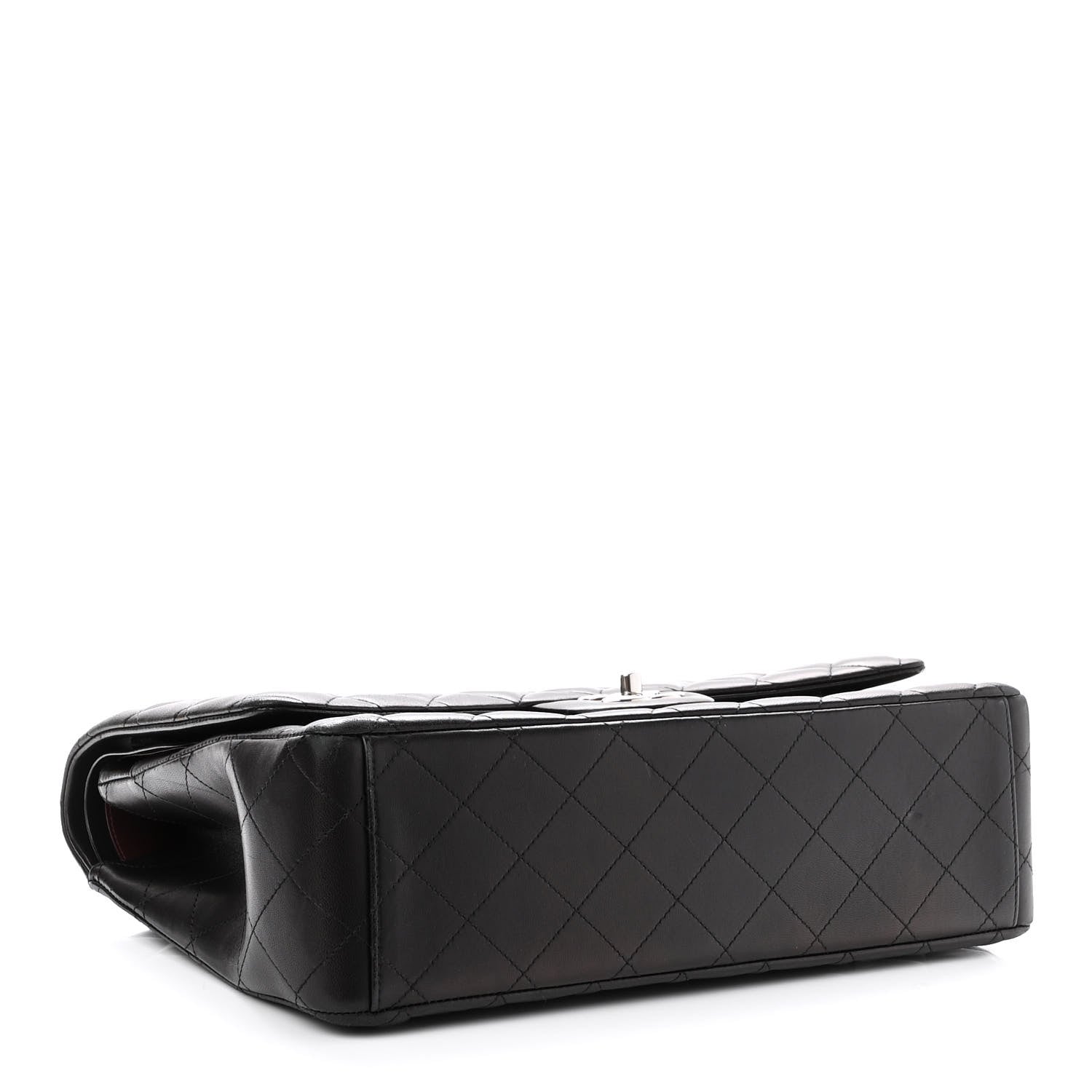 Chanel Lambskin Quilted Maxi Double Flap Black 3 of 10