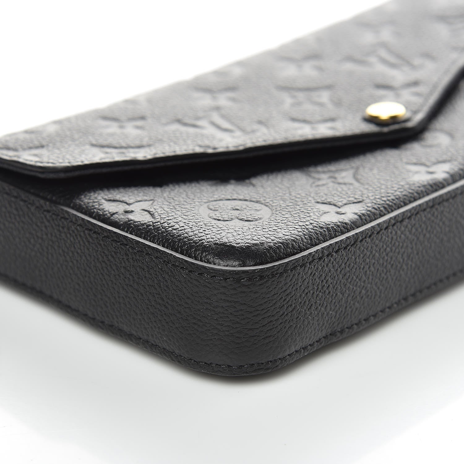 Louis Vuitton Empreinte Pochette Felicie Chain Wallet Black 8 of 11