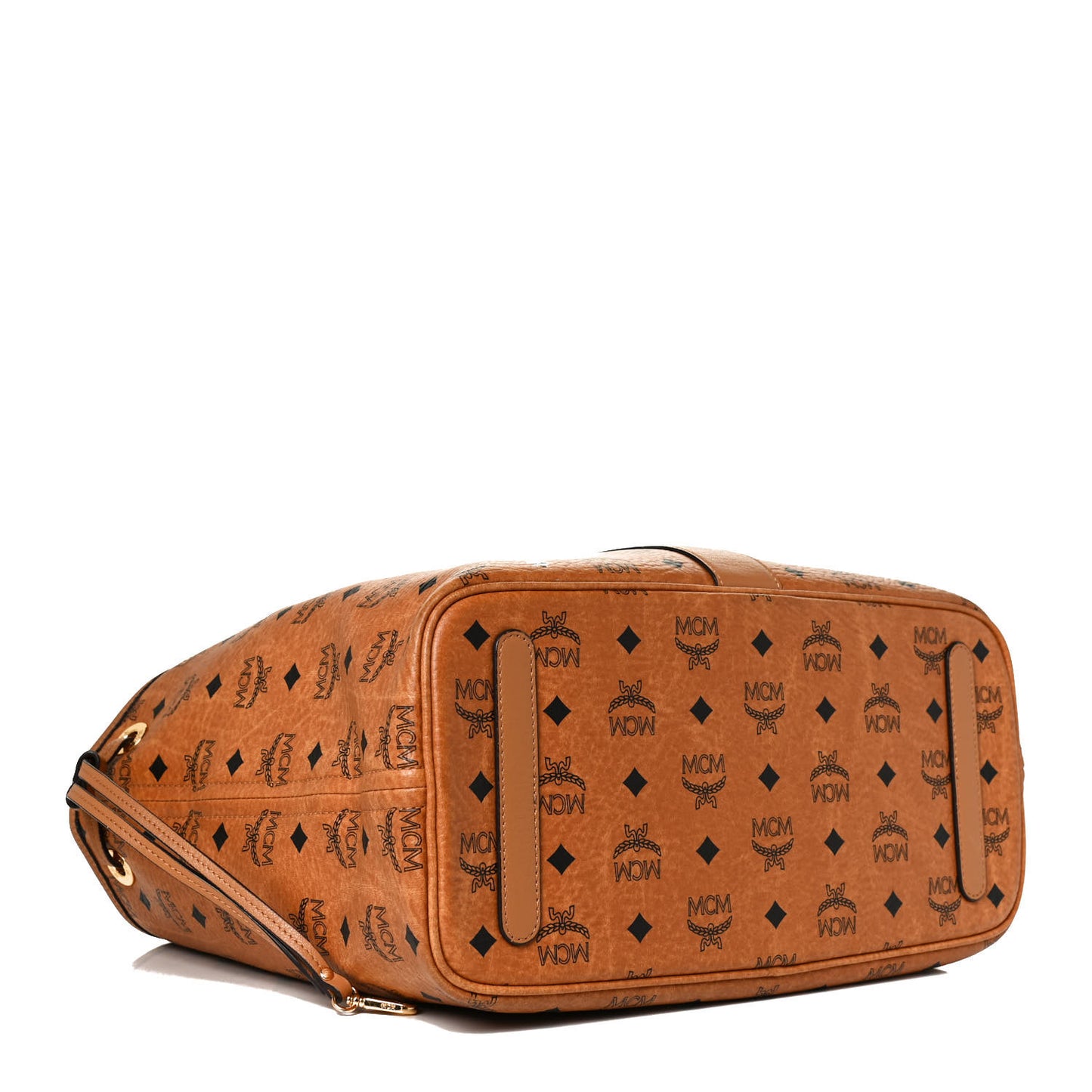 Visetos Medium Liz Reversible Shopper Tote Cognac