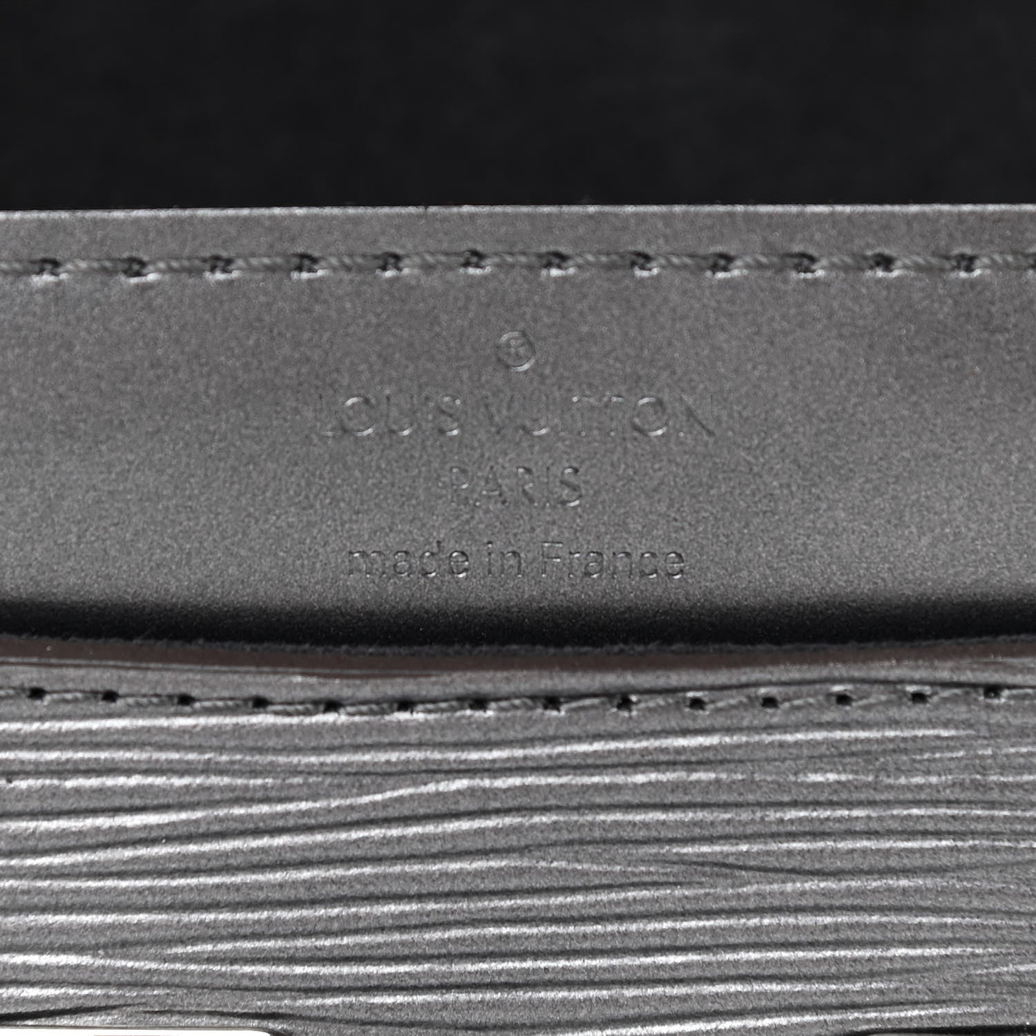 Louis Vuitton Epi Louise Strap PM Anthracite Nacre 6 of 9