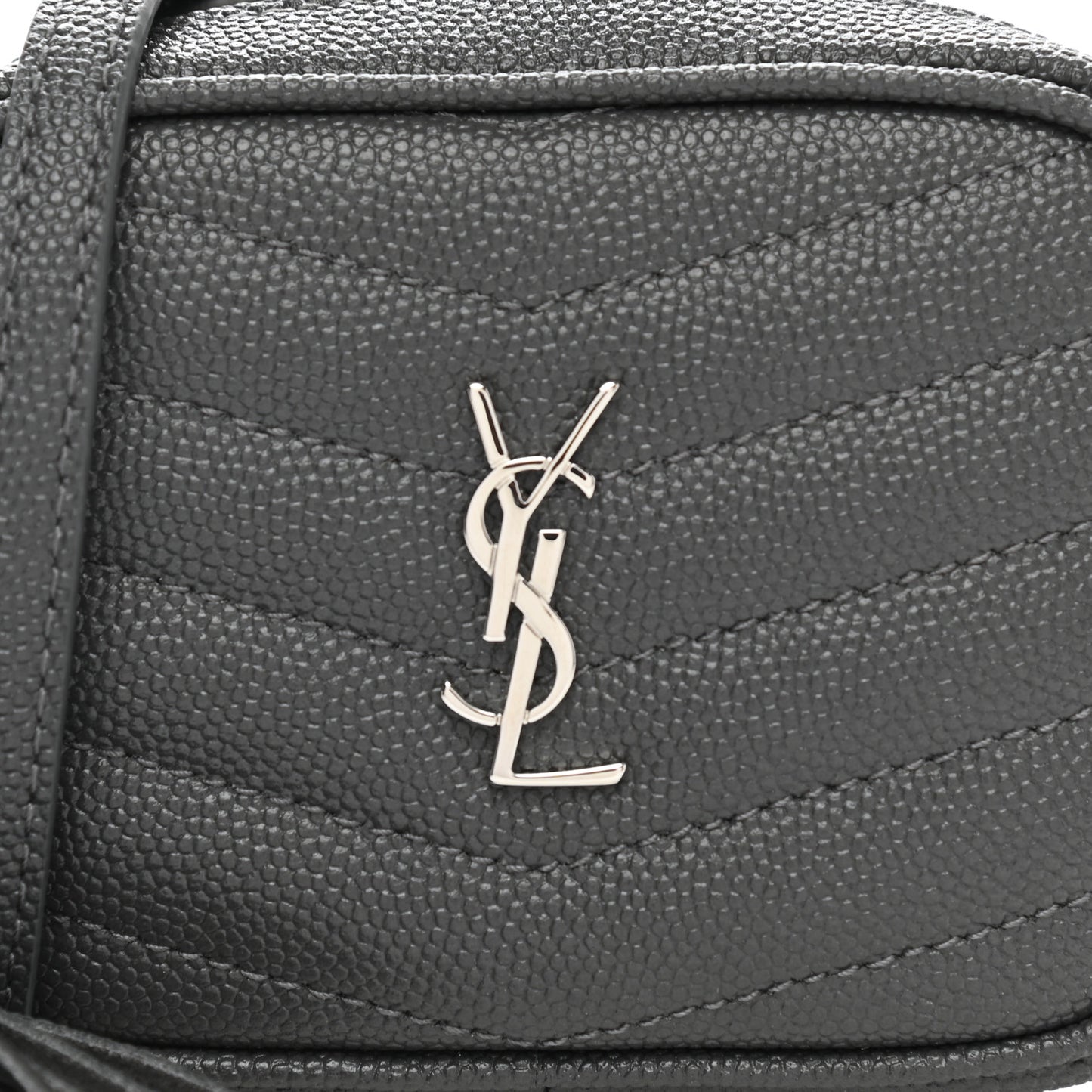 Grain De Poudre Matelasse Monogram Baby Lou Camera Bag Dark Smog