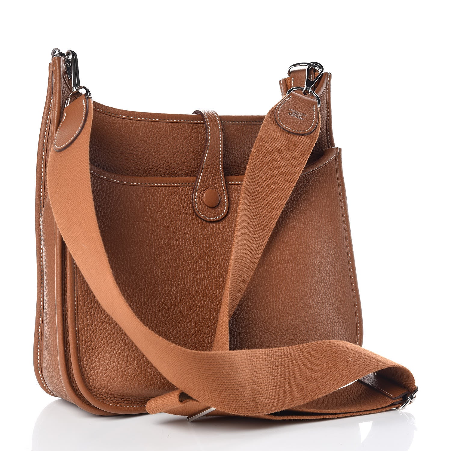 Hermes Taurillon Clemence Evelyne III PM Gold 3 of 9