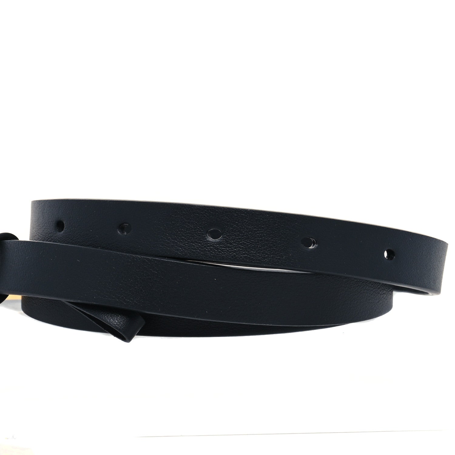 Christian Dior Calfskin Enamel CD Belt 75 30 Black 3 of 5