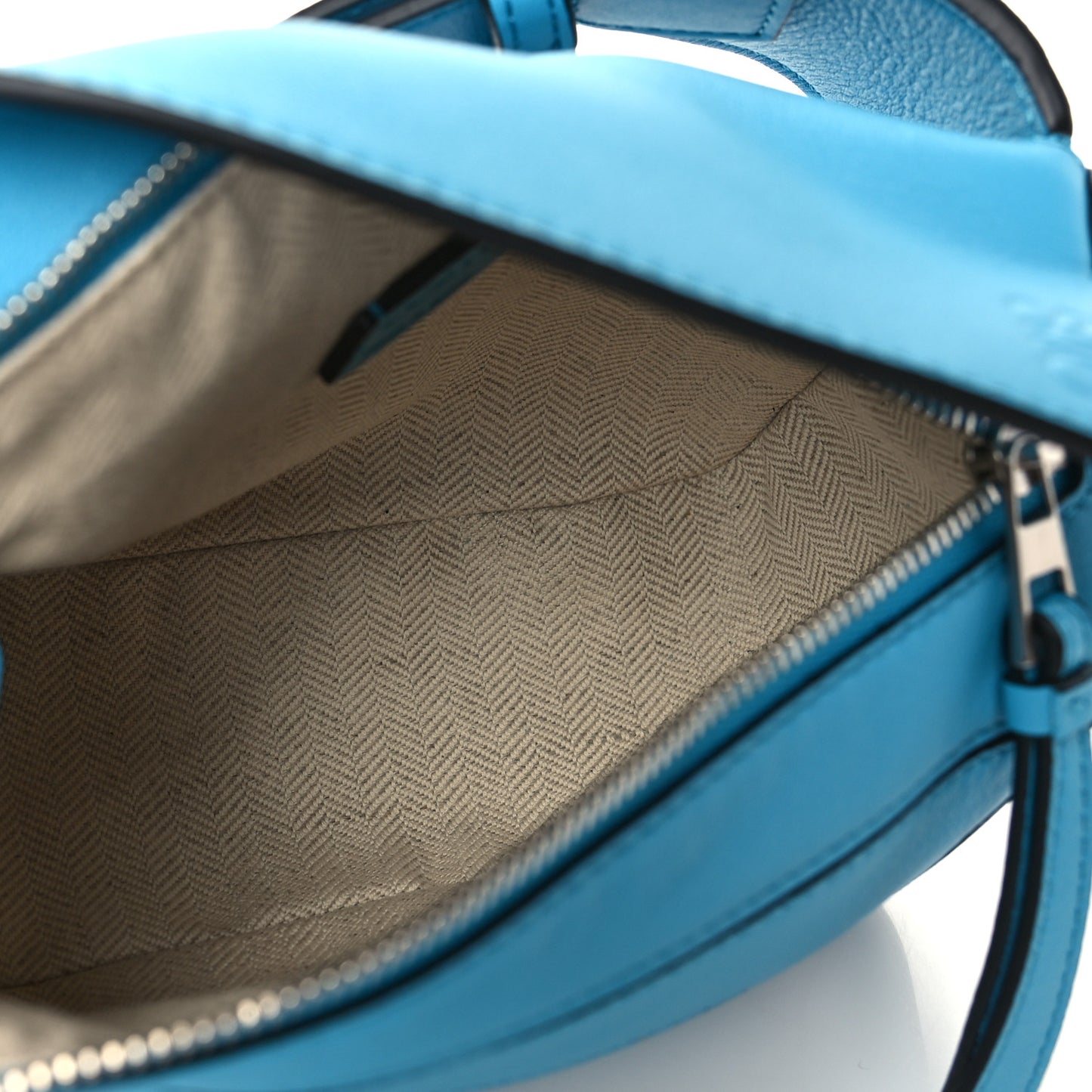 Calfskin Mini Puzzle Bumbag Cyan