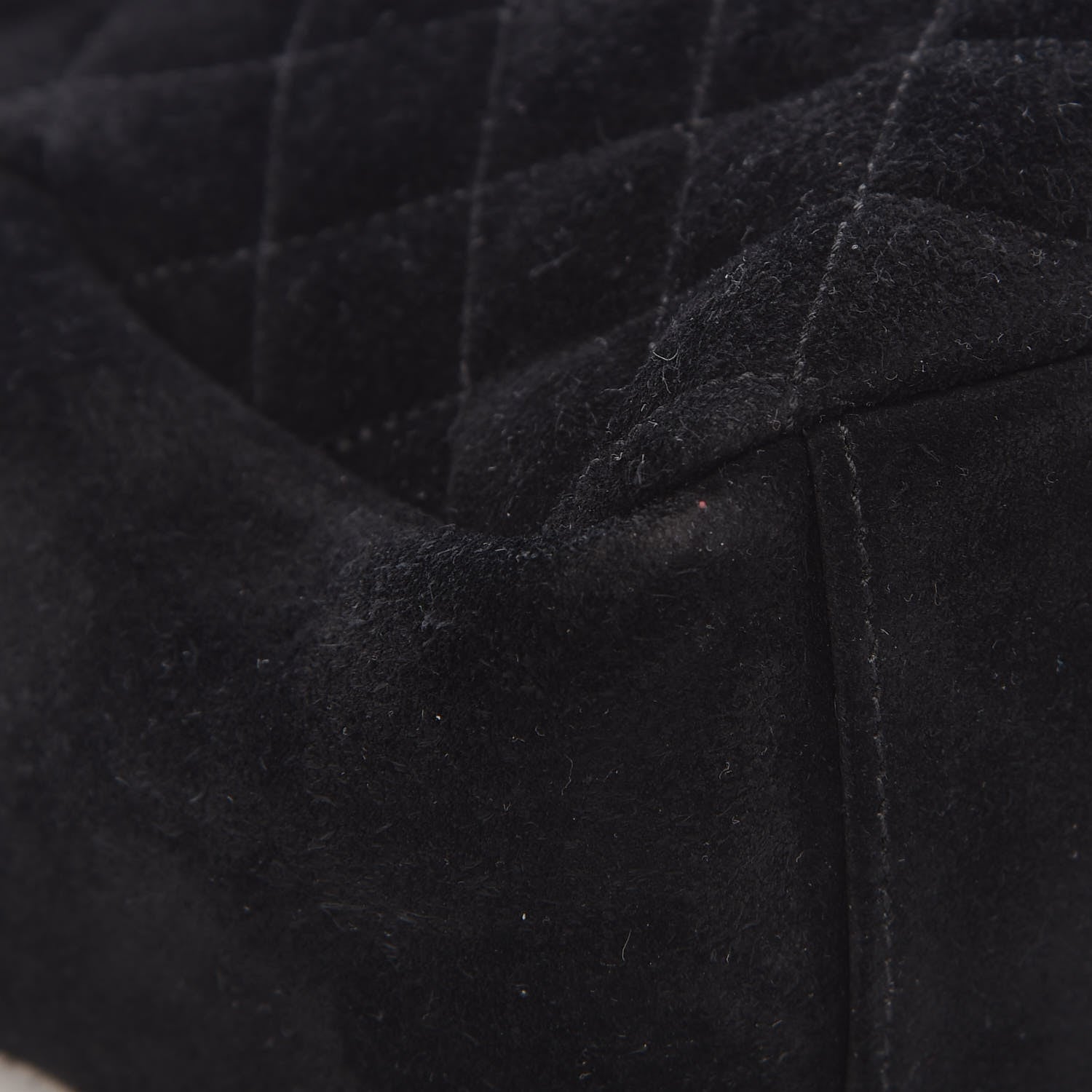 Saint Laurent Suede Mixed Matelasse Triquilt Large Monogram Envelope Satchel Black 12 of 19