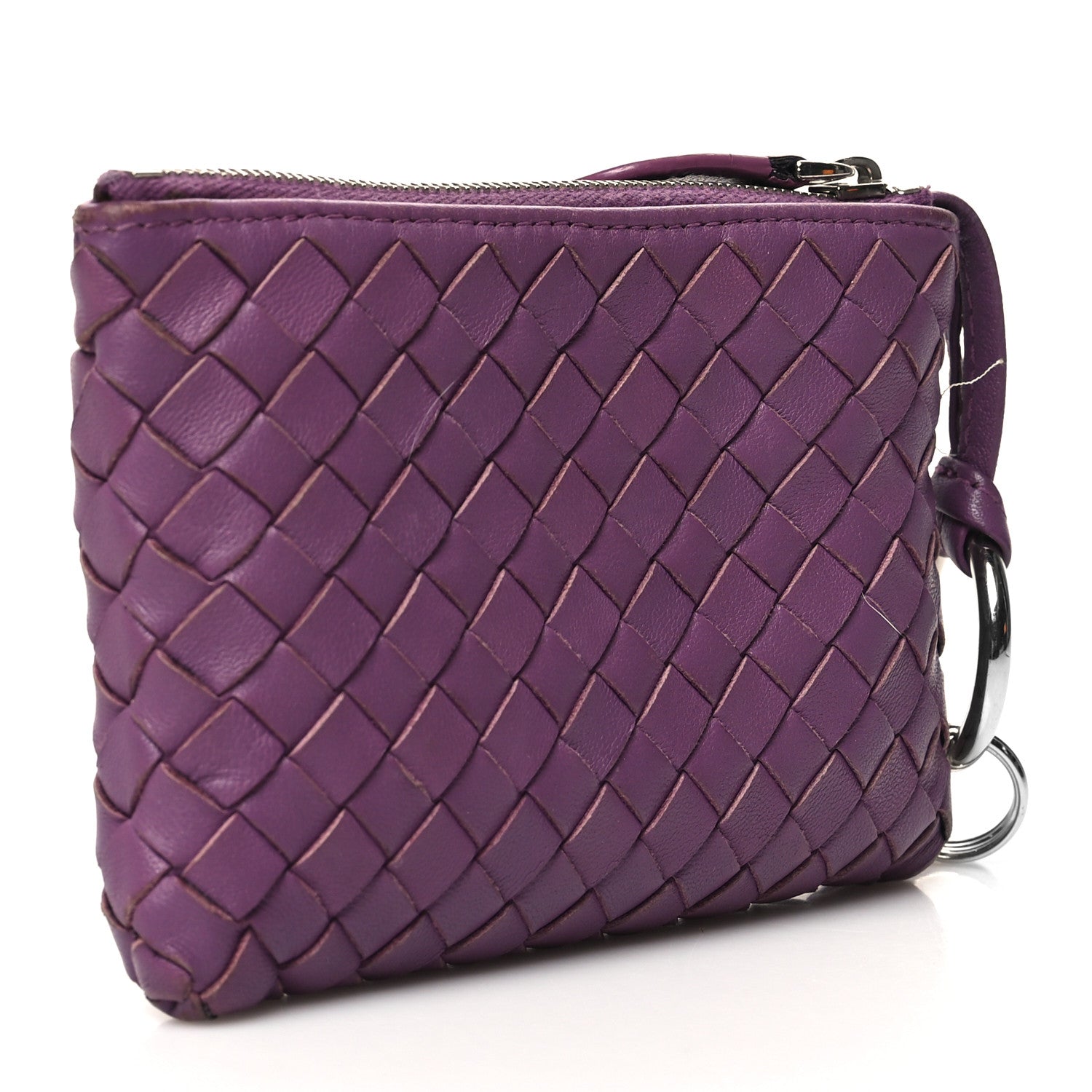 Bottega Veneta Nappa Intrecciato Key Case Byzantine 3 of 12