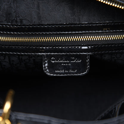 Christian Dior Patent Cannage Large Lady Dior Black 6 of 13