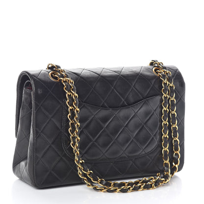 Chanel Lambskin Quilted Medium Double Flap Black 3 of 11