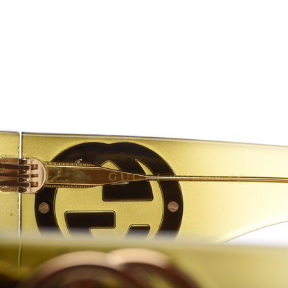 Gucci Oversized Aviator Sunglasses GG0152S Yellow 5 of 6