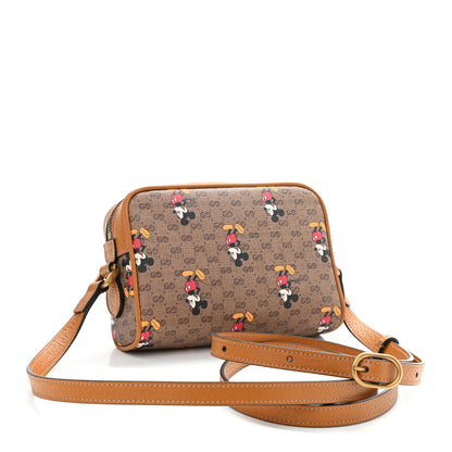 Gucci X DISNEY Mini Vintage GG Supreme Monogram Mickey Mouse Shoulder Bag Beige Vintage Sun Oil 3 of 11