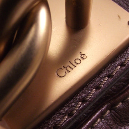 Chloe Leather Paddington Grenat 11 of 17