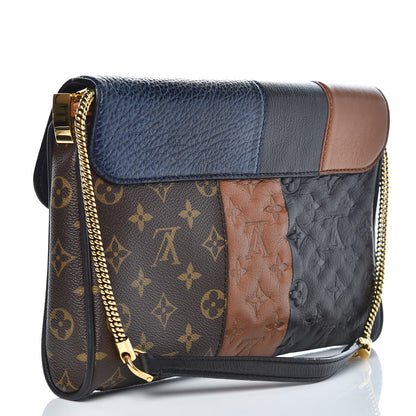 Louis Vuitton Monogram Blocks Pochette Plate Marine 2 of 8