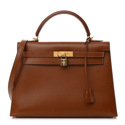 Hermes Box Kelly Sellier 32 Noisette 1 of 19