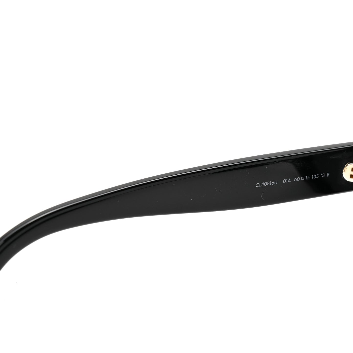 Acetate Triomphe Sunglasses CL40316U Black