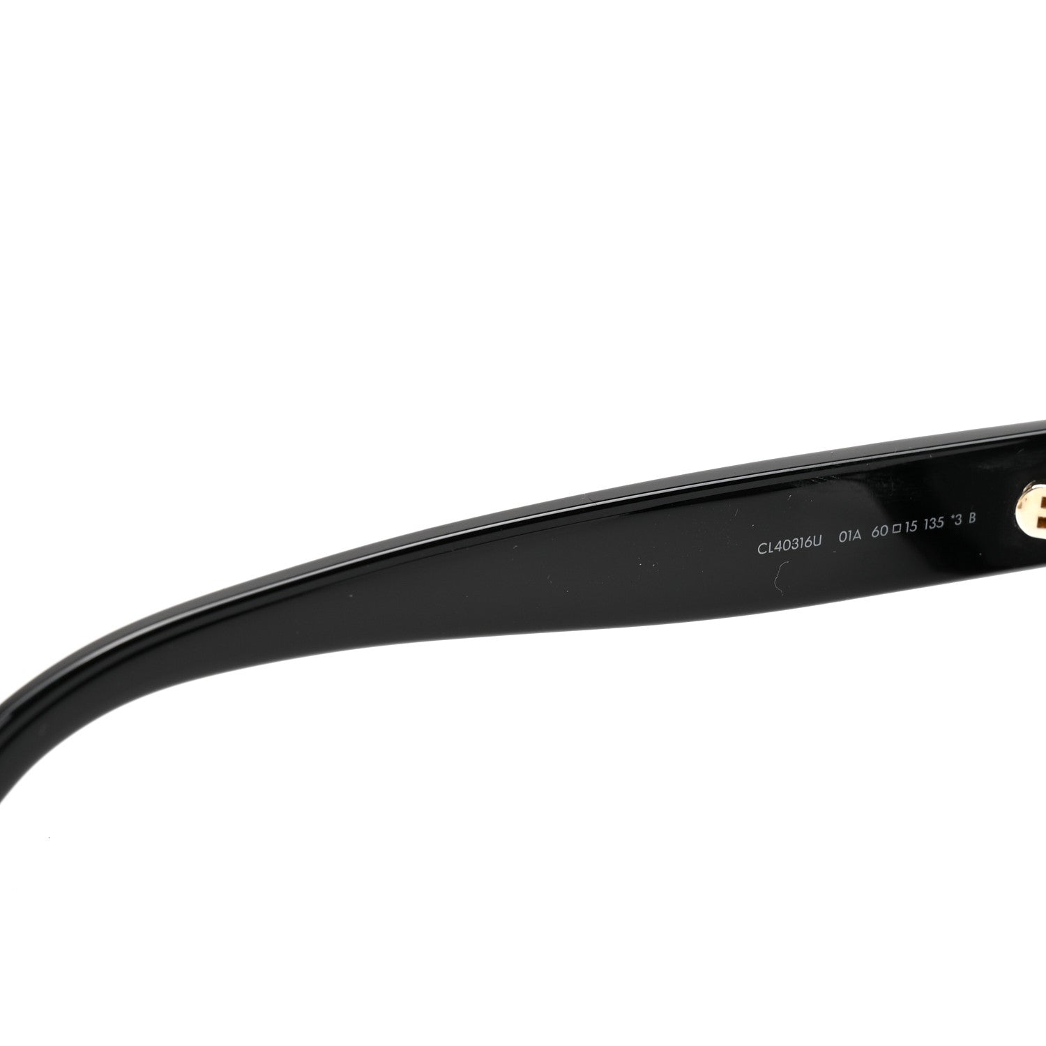 Celine Acetate Triomphe Sunglasses CL40316U Black 5 of 7