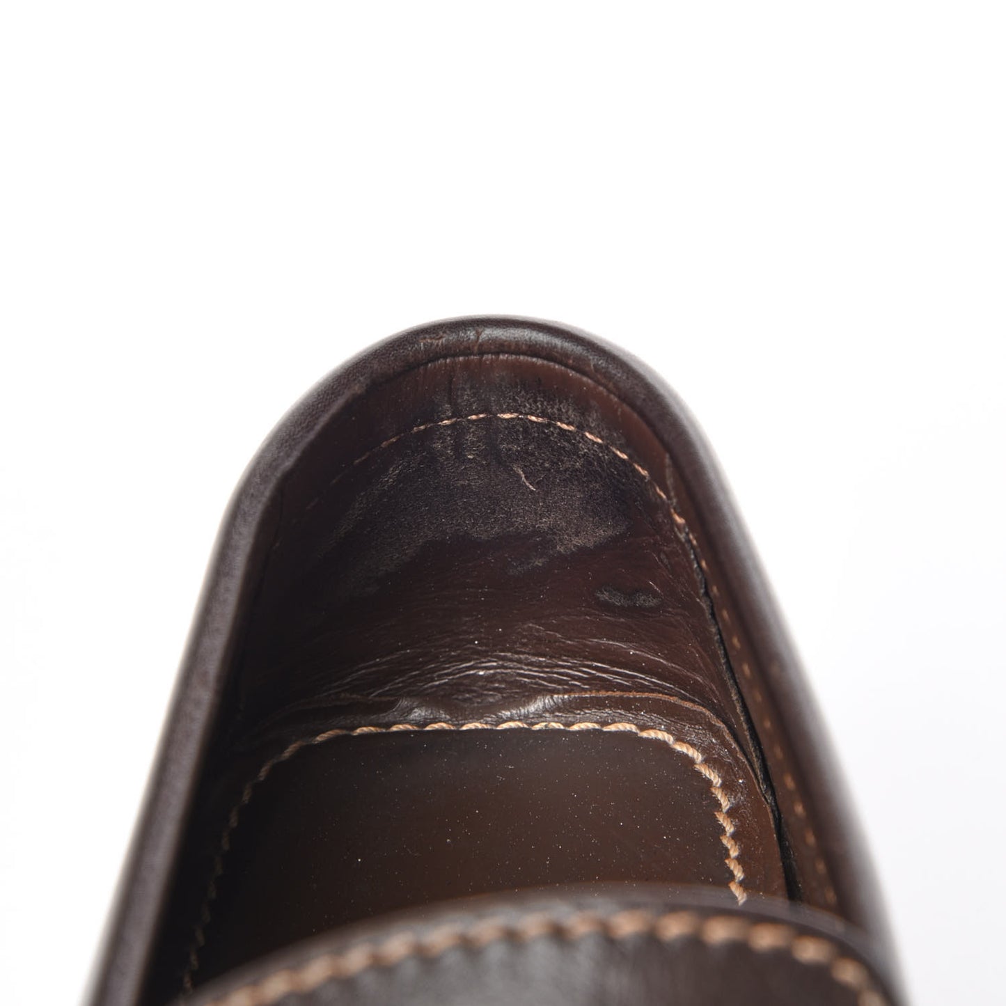 Calfskin Monte Carlo Moccasin Loafers 7 Cacao Brown